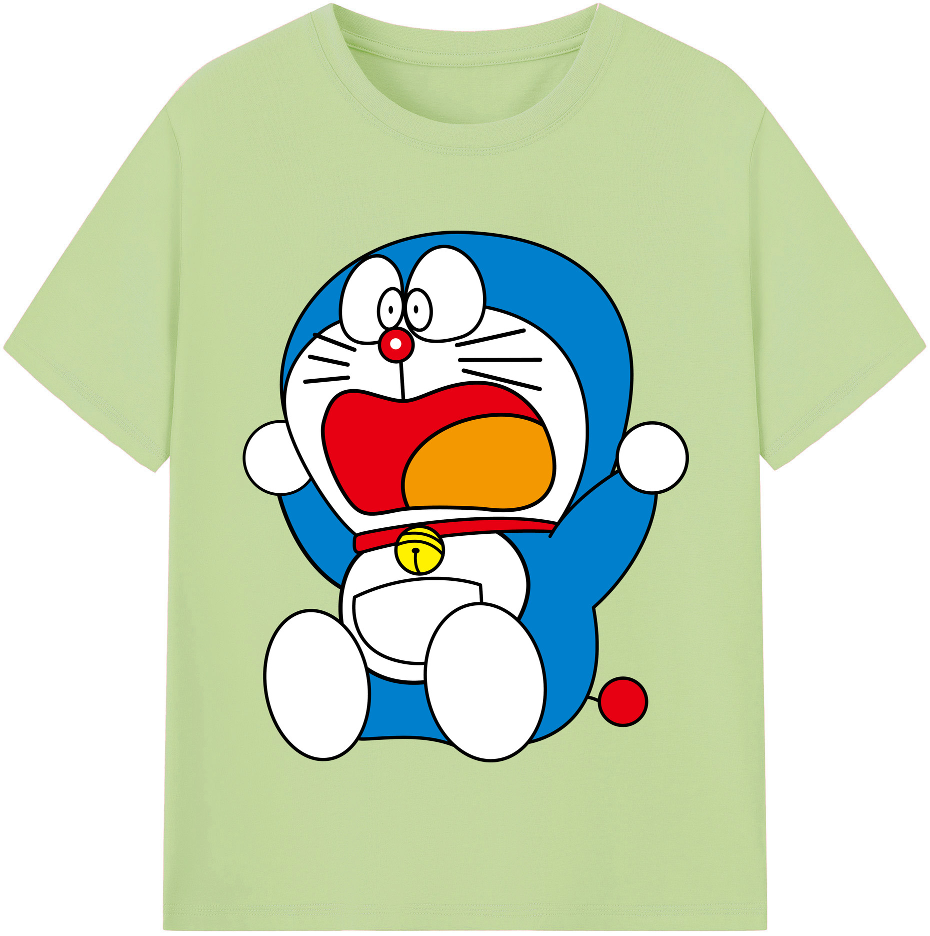（画像用） ドラえもん Doraemon 綿100％半袖Tシャツ（フロントプリント）